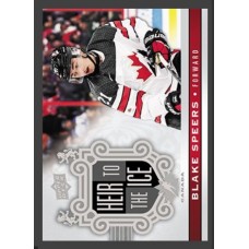 157 Blake Speers - Heir to the Ice 2017-18 Canadian Tire Upper Deck Team Canada